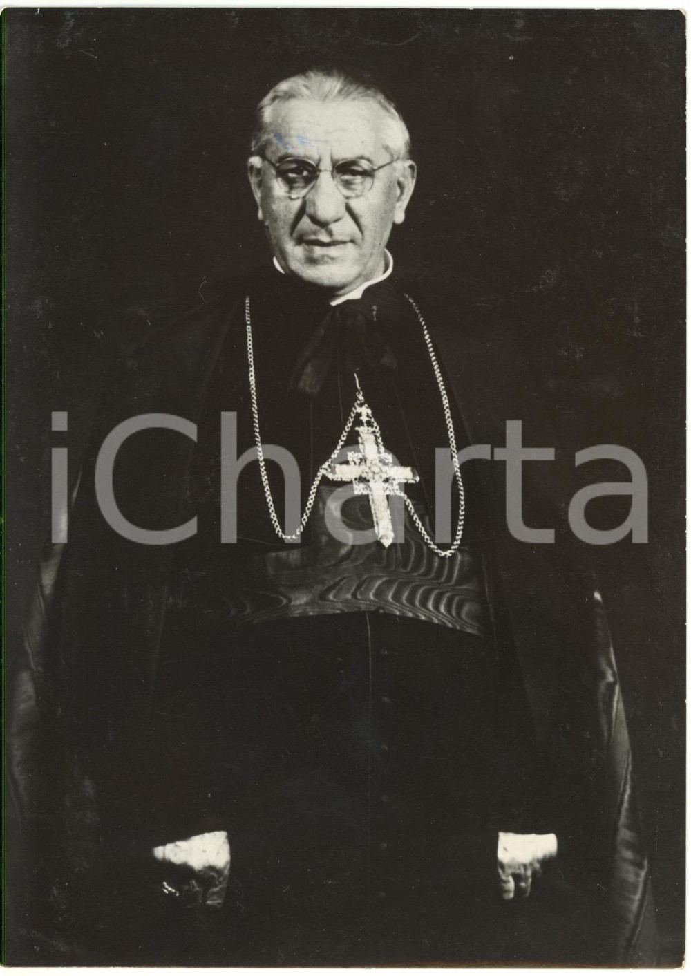1955 ca ITALIA - Cardinal Adeoado Giovanni PIAZZA - Ritratto *Foto 13x18