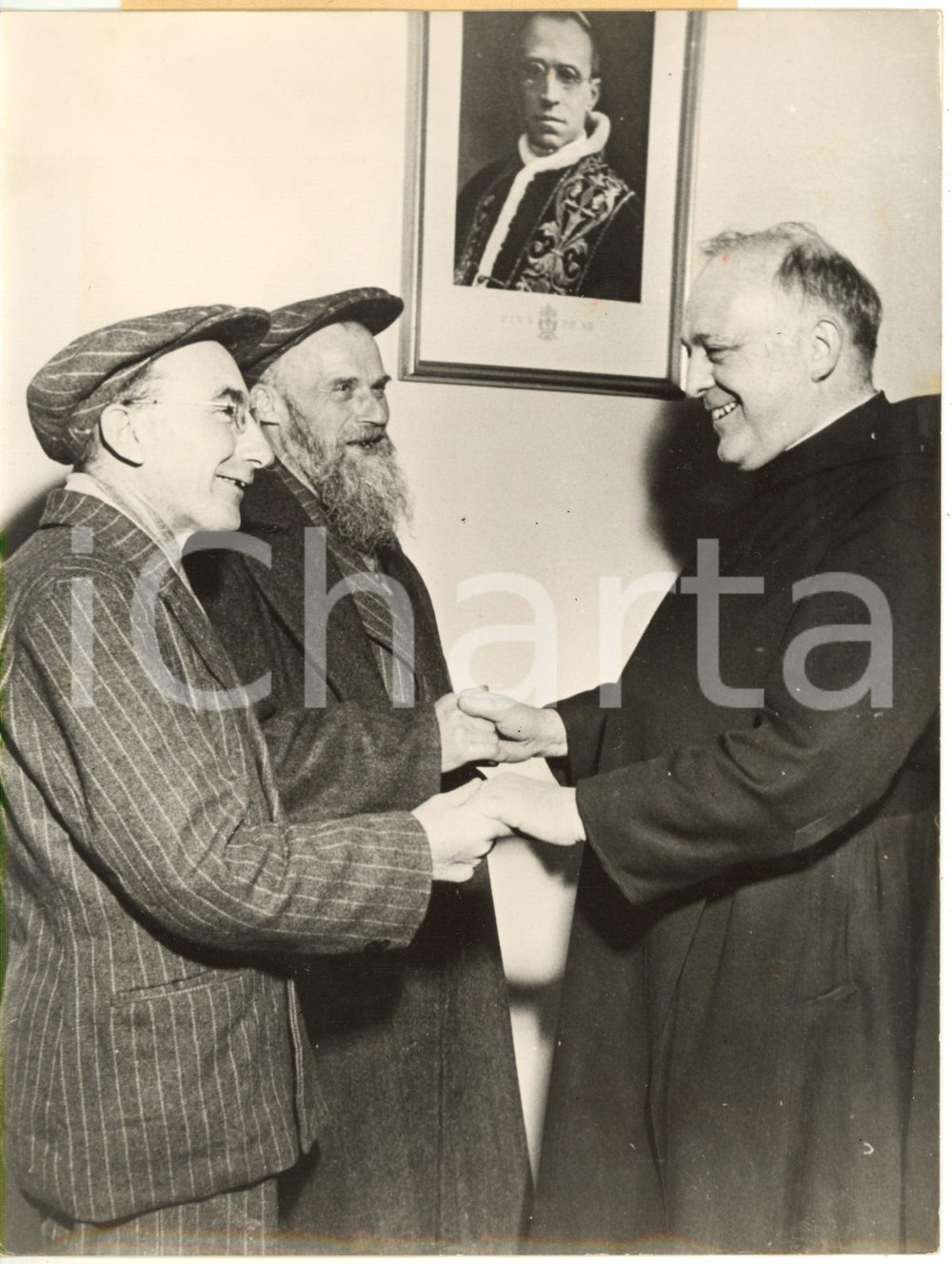 1954 GERMANIA Missionari benedettini di ritorno dalla Corea del Nord - Foto