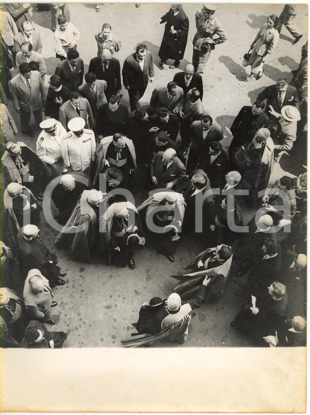 1955 GENOVA - Partenza delegazione per Congresso Eucaristico di Rio de Janeiro