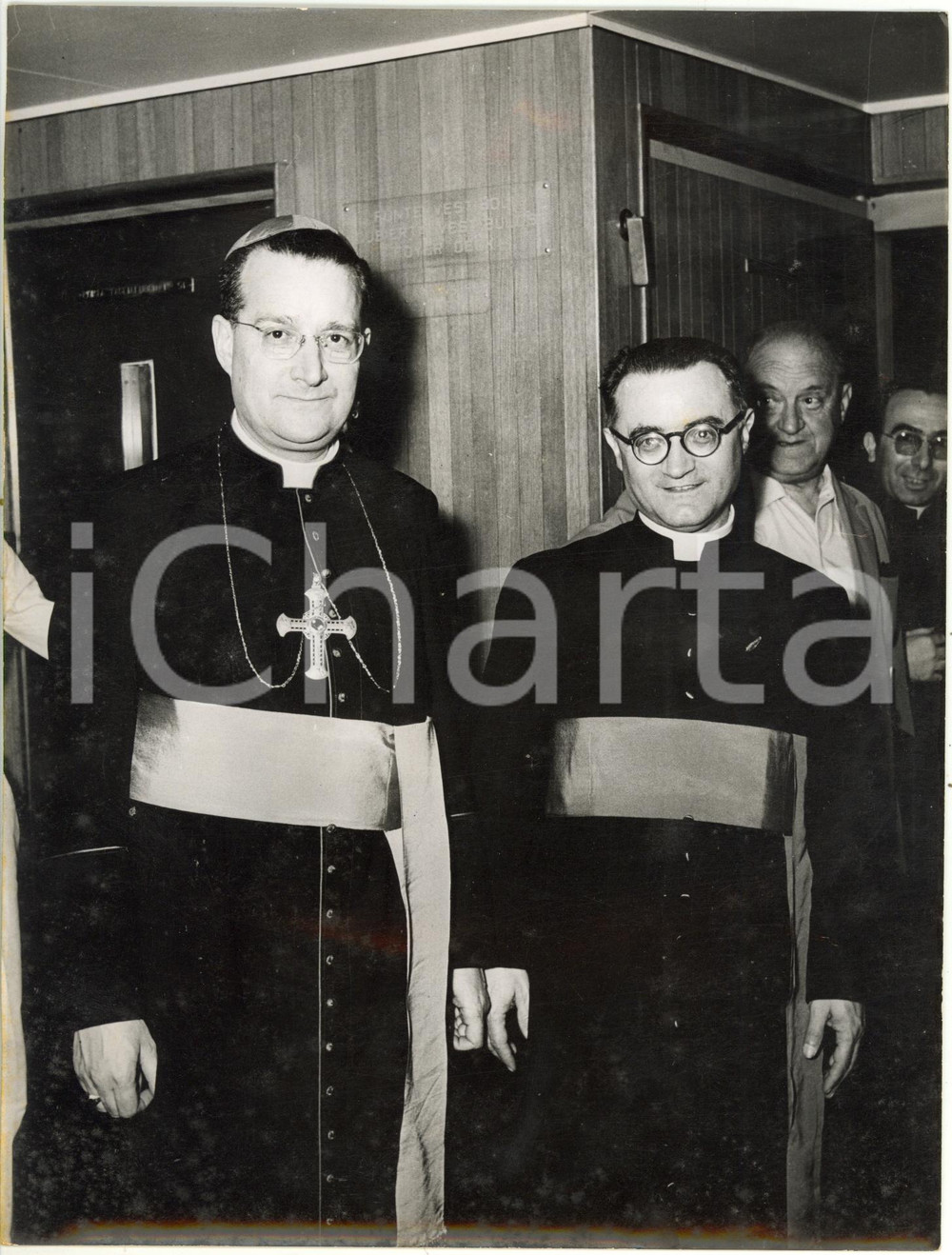 1955 GENOVA M/N AUGUSTUS Vescovi Manuel TATO e Ramón Carlos NOVOA (1) Foto 18x24