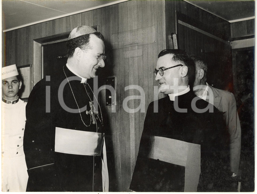 1955 GENOVA M/N AUGUSTUS Vescovi Manuel TATO e Ramón Carlos NOVOA (2) Foto 18x24