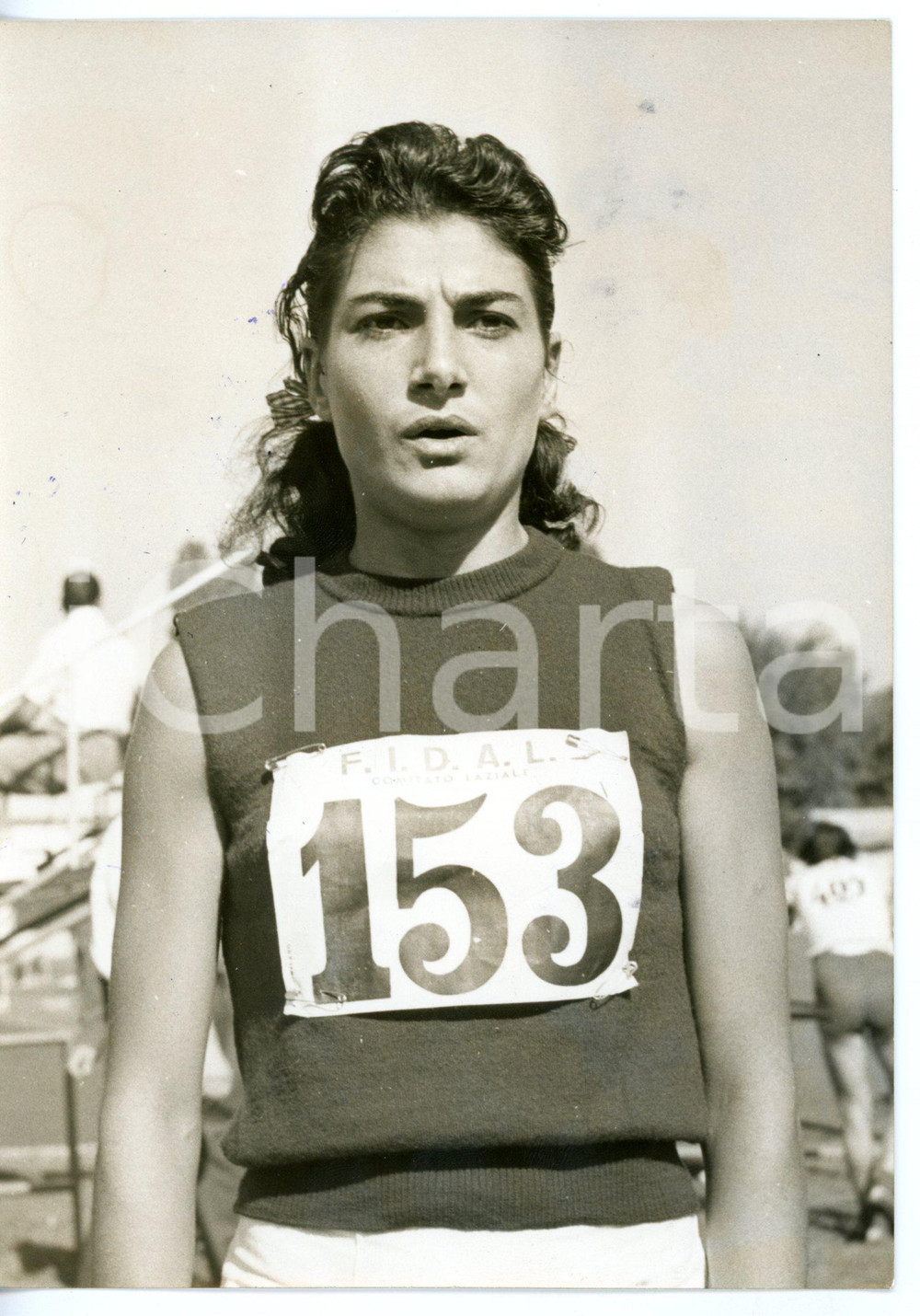 1956 ROMA - FORO ITALICO Vita VIRGILIO campionessa 800 metri piani *Foto 13x18 