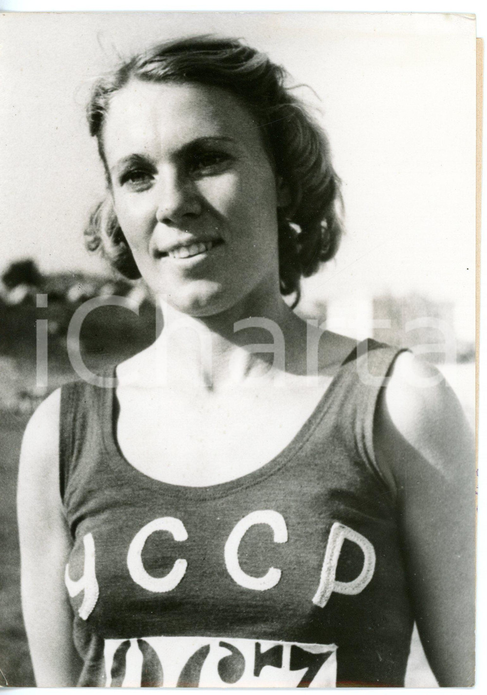 1953 MOSCA Ritratto di Nina OTKALENKO campionessa 800 metri piani *Foto 13x18 cm