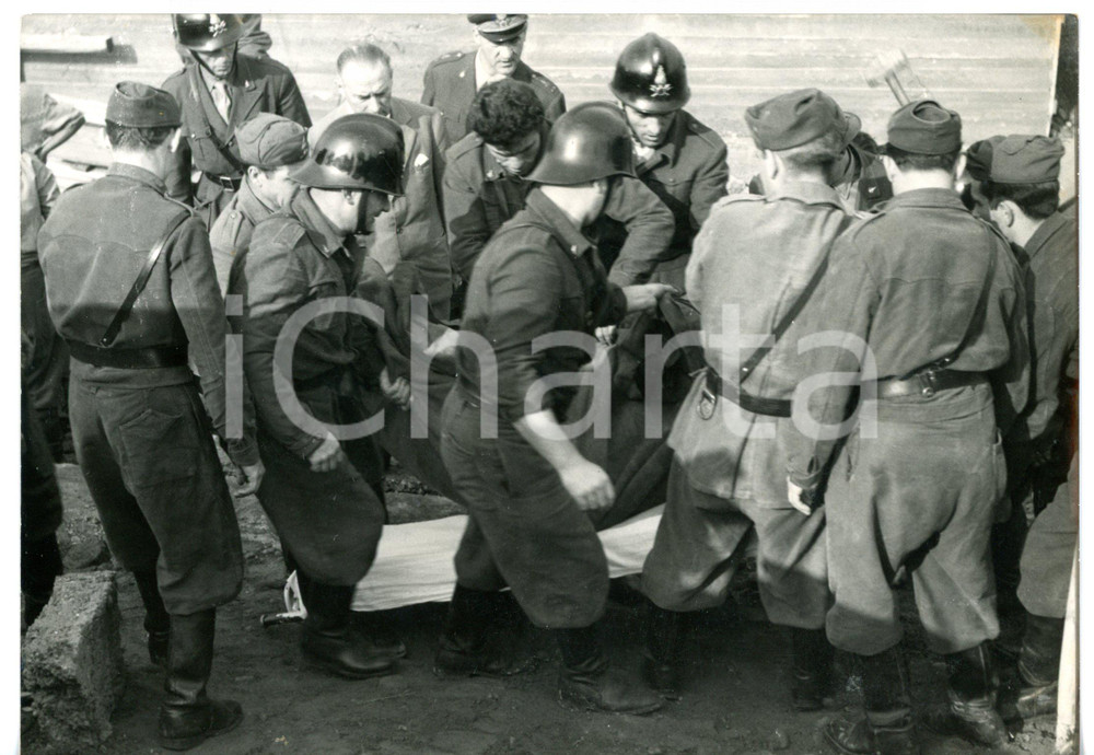 1955 MILANO Crollo abitazione in via MODIGLIANI - Intervento VIGILI DEL FUOCO