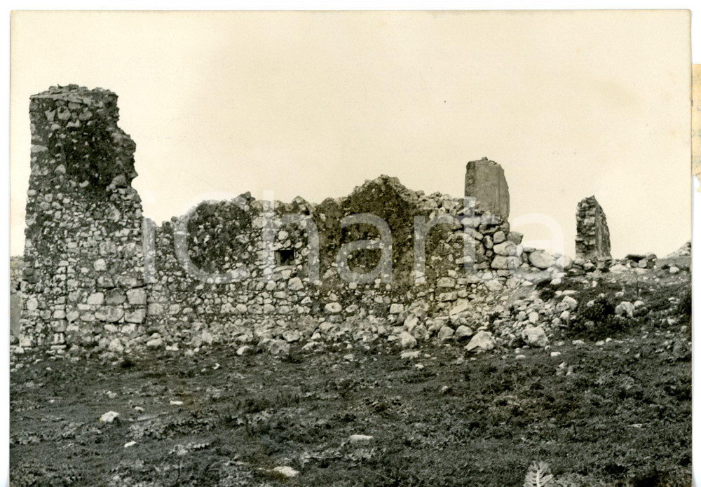 1958 BISACQUINO Contrada CASCIO - Macerie del crollo di un casolare *Foto 18x13