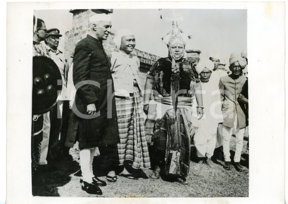 1953 MANIPUR Jawaharlal NEHRU - Prime Minister of BURMA U NU - Bodhchandra SINGH