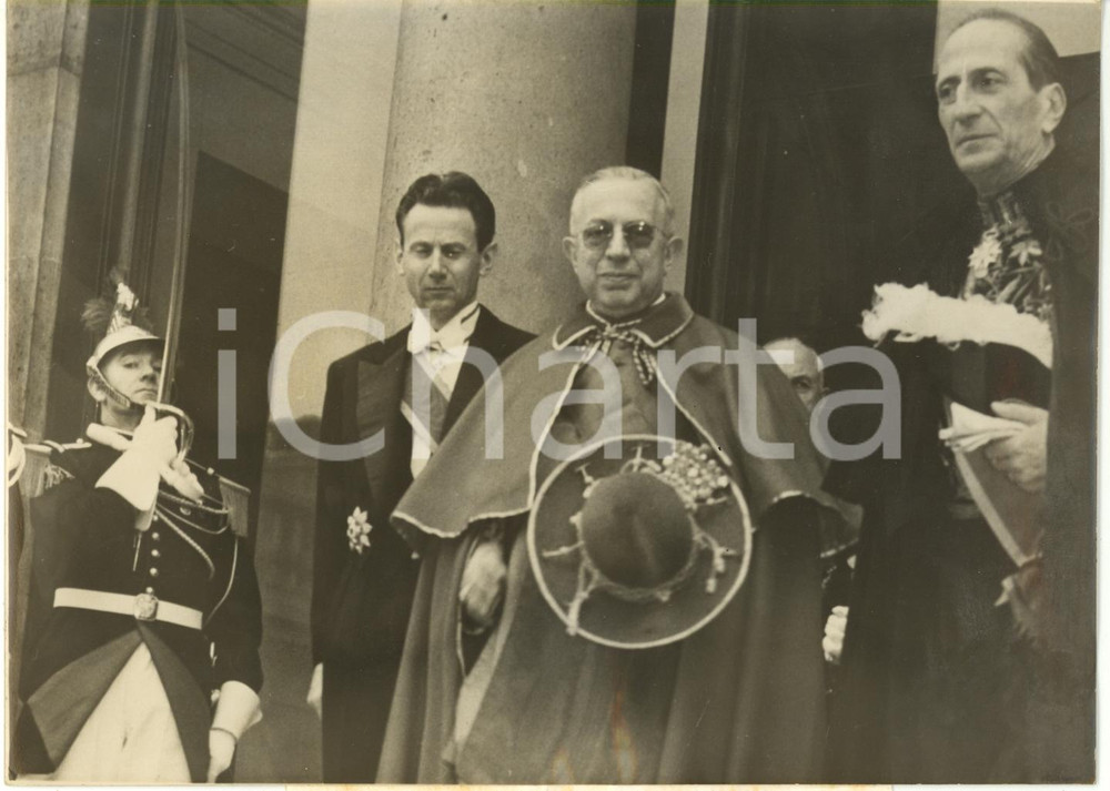1959 PARIS ELYSÉE - Cardinal Paolo MARELLA René BROUILLET Geoffroy DE COURCEL