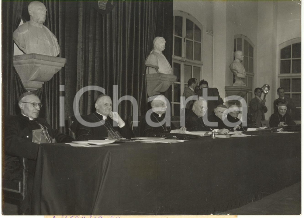1960 ca FRANCE - Cardinali Pierre-Marie GERLIER Achille LIÉNART Maurice FELTIN
