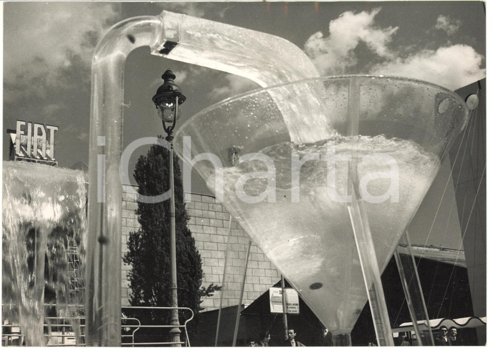 1957 MILANO XXXV Fiera Campionaria - Installazioni con giochi d'acqua *Foto 