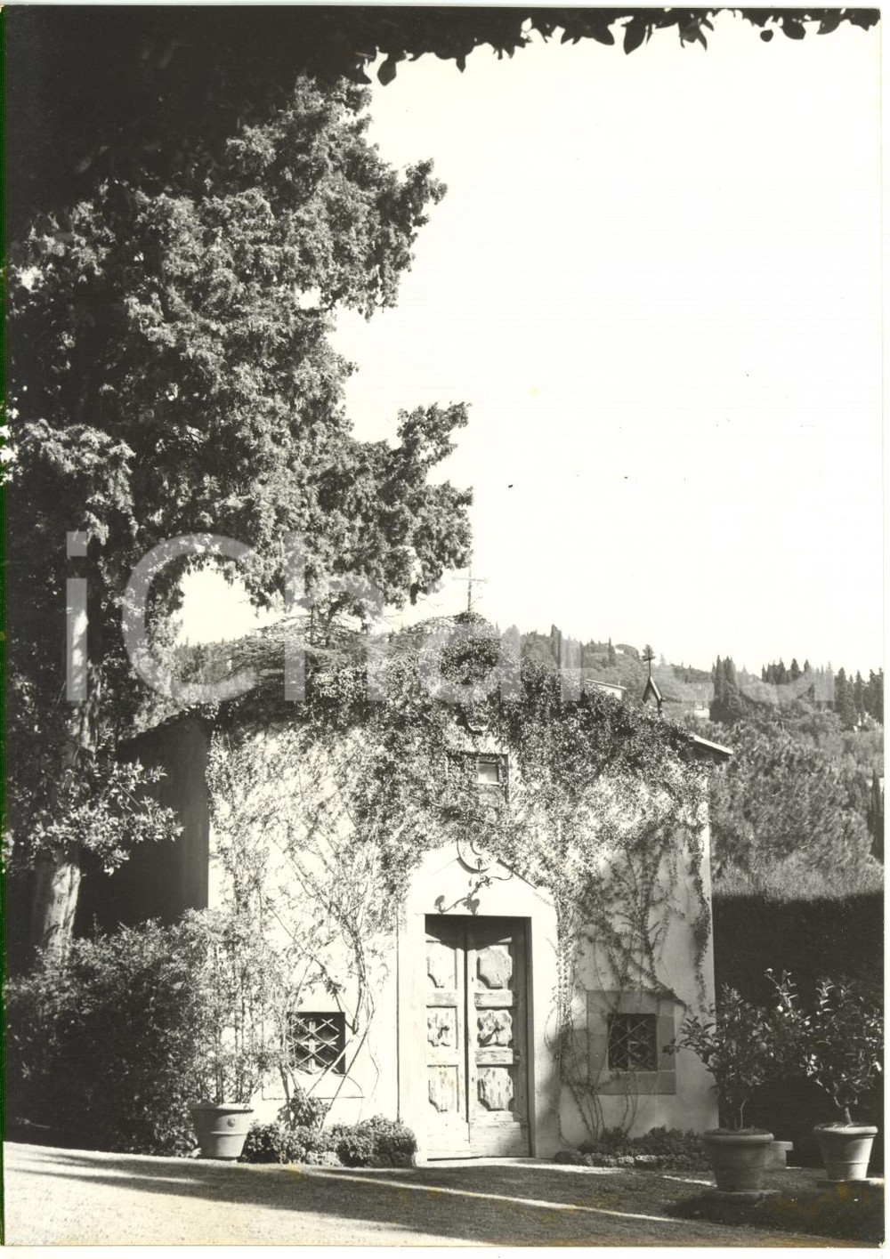 1959 FIRENZE - Cappella di Villa I TATTI - Panorama *Fotografia 13x18 cm