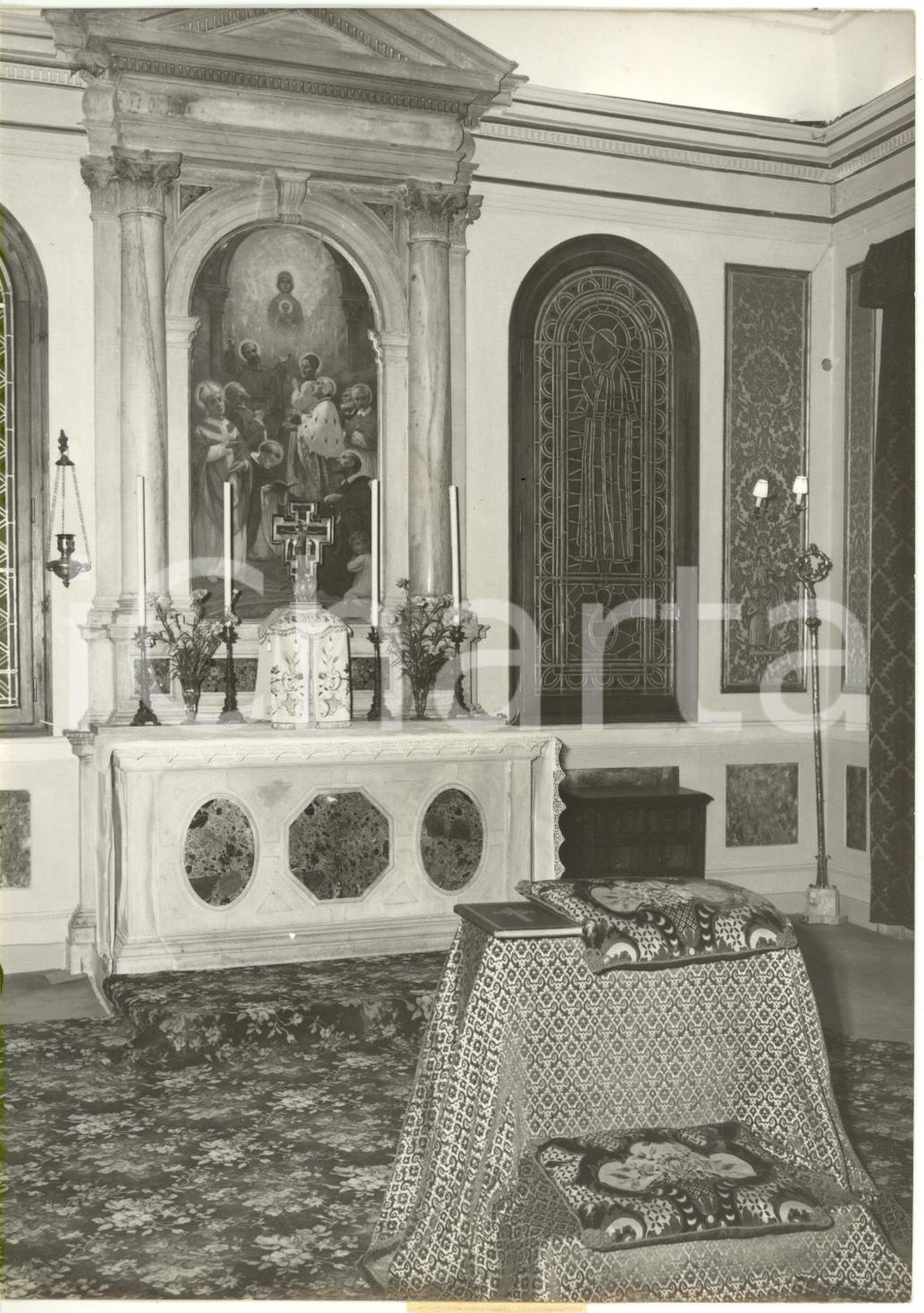 1958 VENEZIA - Cappella privata di Angelo Giuseppe RONCALLI Papa GIOVANNI XXIII