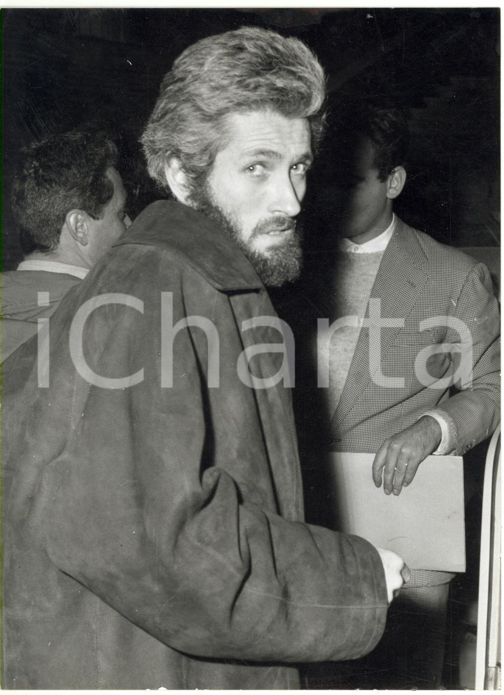 1960 ROMA - Attore John Drew BARRYMORE all'uscita della Questura *Foto 13x18
