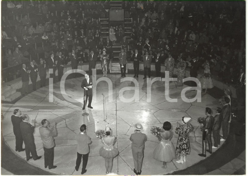 1963 PARIS Montmartre - Jérôme MEDRANO au dernrier spectacle du CIRQUE MEDRANO