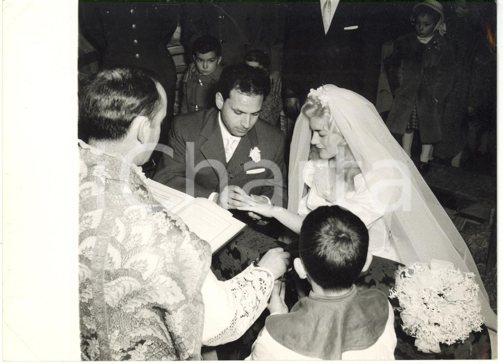 1958 CORDOVADO Cappella Conti PORCIA - Paola BOLOGNANI sposa Giacomo PAOLINI