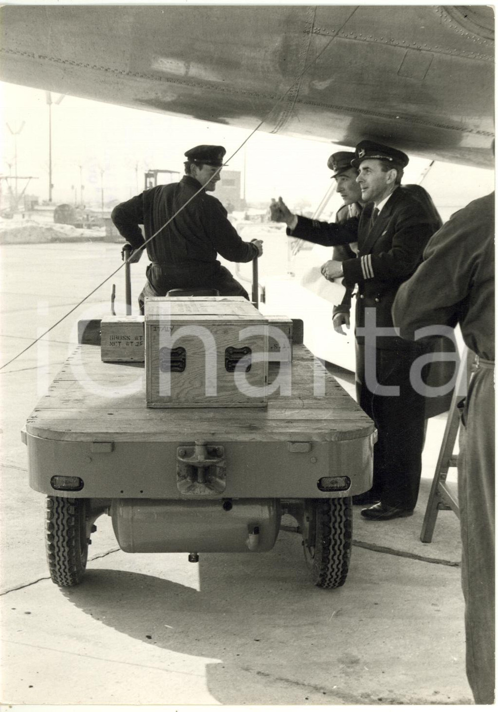 1959 TORINO CASELLE - Arrivo carico di uranio per reattore nucleare di ISPRA