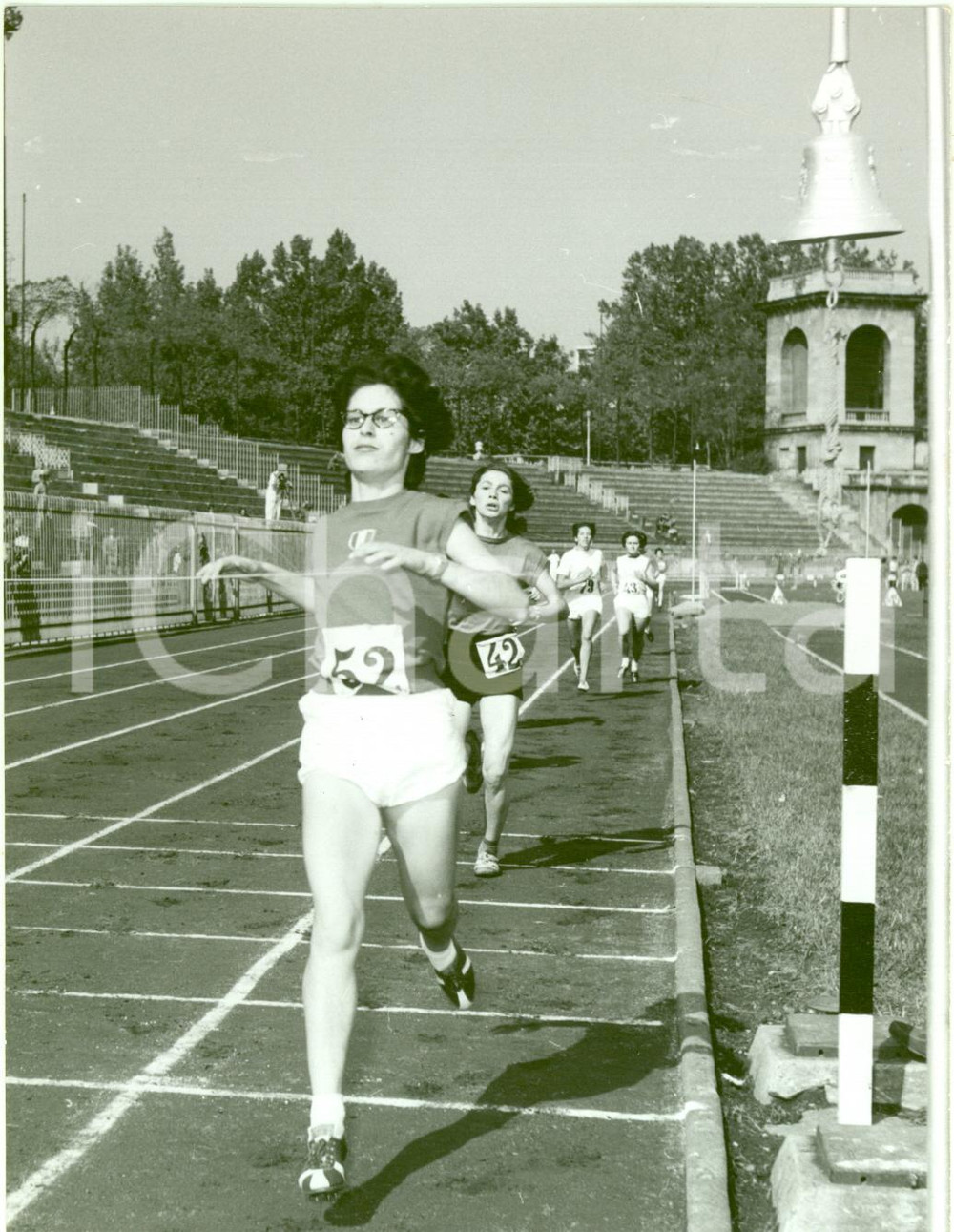 1955 MILANO ARENA CIVICA Maria Antonietta ALBANO ai Campionati Italiani ATLETICA