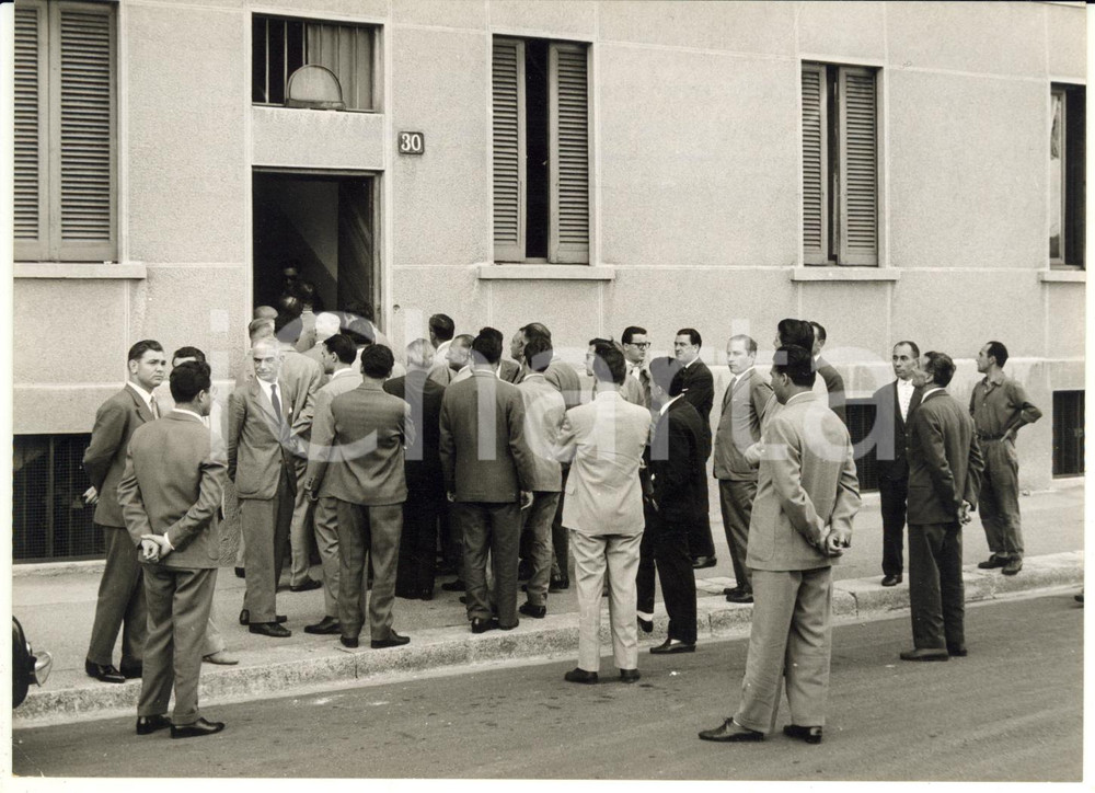 1957 MILANO Processo "Oro di Dongo" Sopralluogo Istituto religioso San Vincenzo