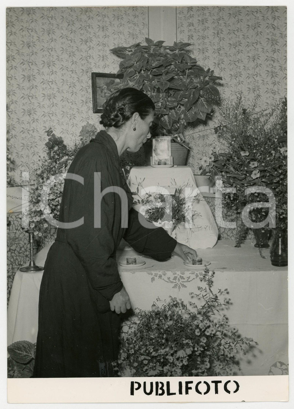1960 ca PALERMO - Giuseppa BORGESE guarita da MADONNA DELLE LACRIME di Siracusa