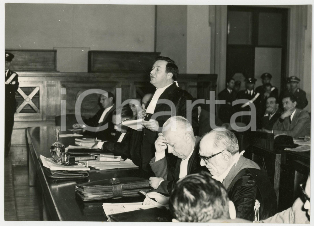 1958 FIRENZE Processo Vescovo di Prato FIORDELLI - Parte civile avvocato BOCCI