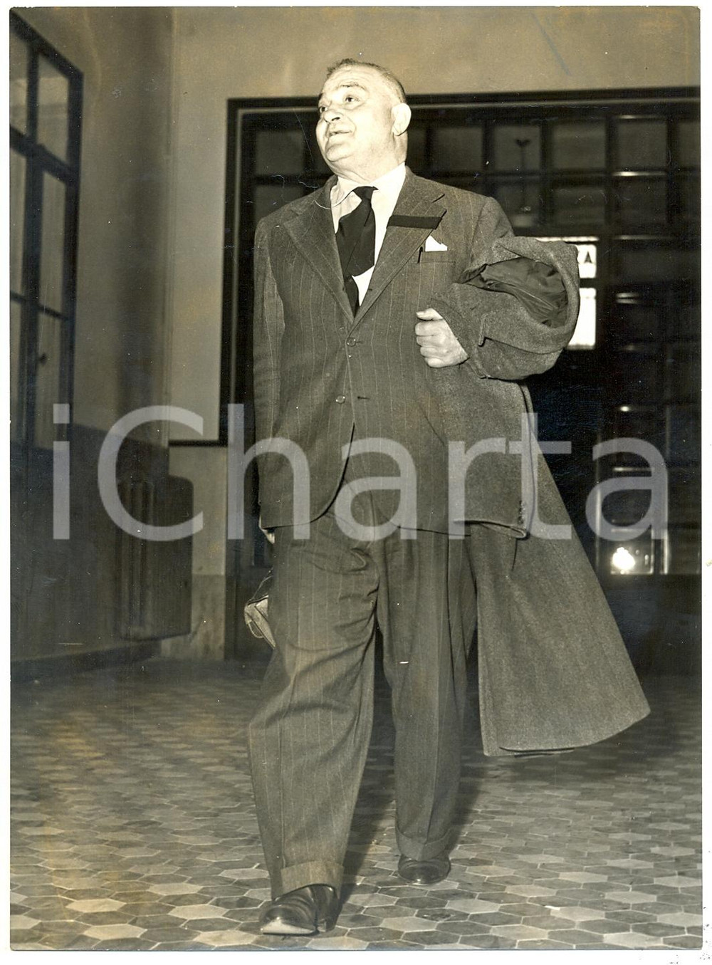 1957 Processo ORO DI DONGO - Pietro APRILIDI maresciallo di POLIZIA *Foto 13x18