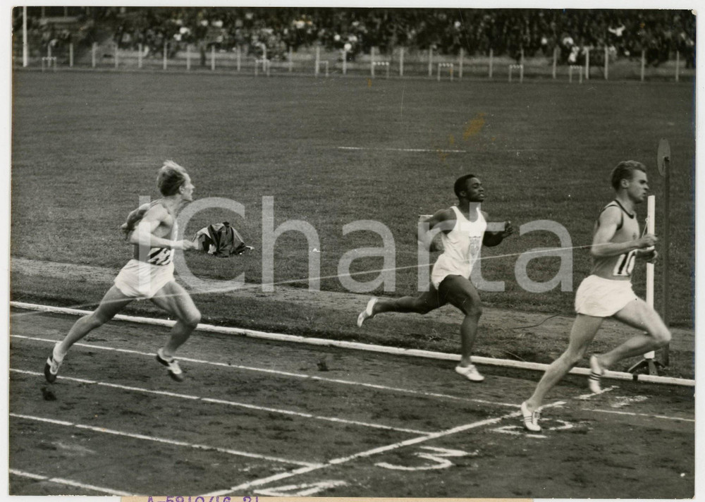 1957 PARIS STADE CHARLÉTY Jeux universitaires - Manfred GERMAR Leonid BARTENEV