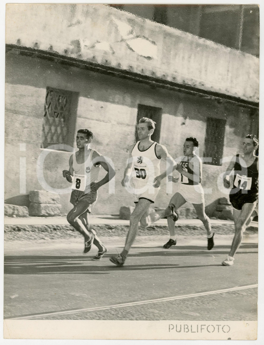 1963 GENOVA ATLETICA - Partecipanti alla COPPA D'ORO MAIRANO durante la gara