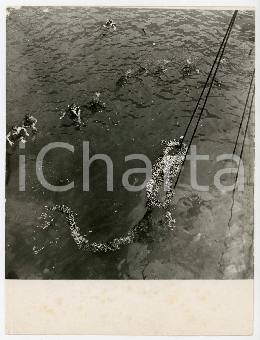 1954 CAMOGLI (GE) - CRISTO DEGLI ABISSI calato nella baia di SAN FRUTTOSO (2)