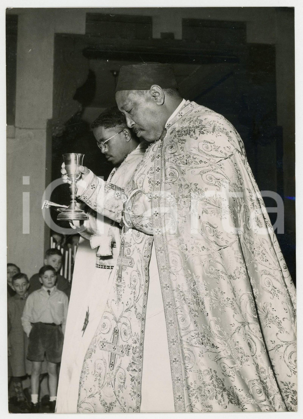 1953 MILANO Chiesa Sacro Cuore Frati Cappuccini - Messa solenne in rito copto