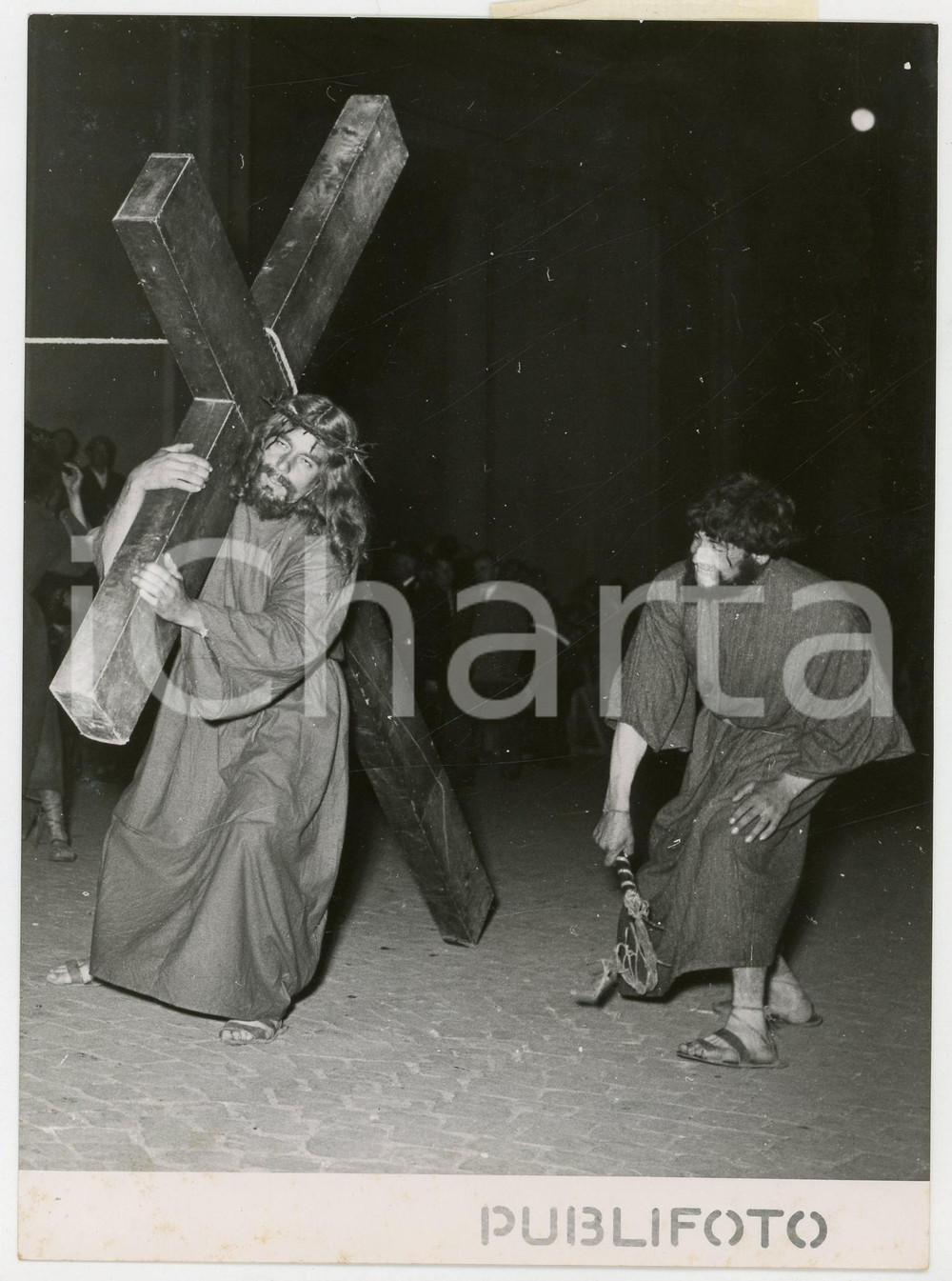 1955 VALMONTONE (ROMA) Venerdì Santo - Rappresentazione della VIA CRUCIS *Foto