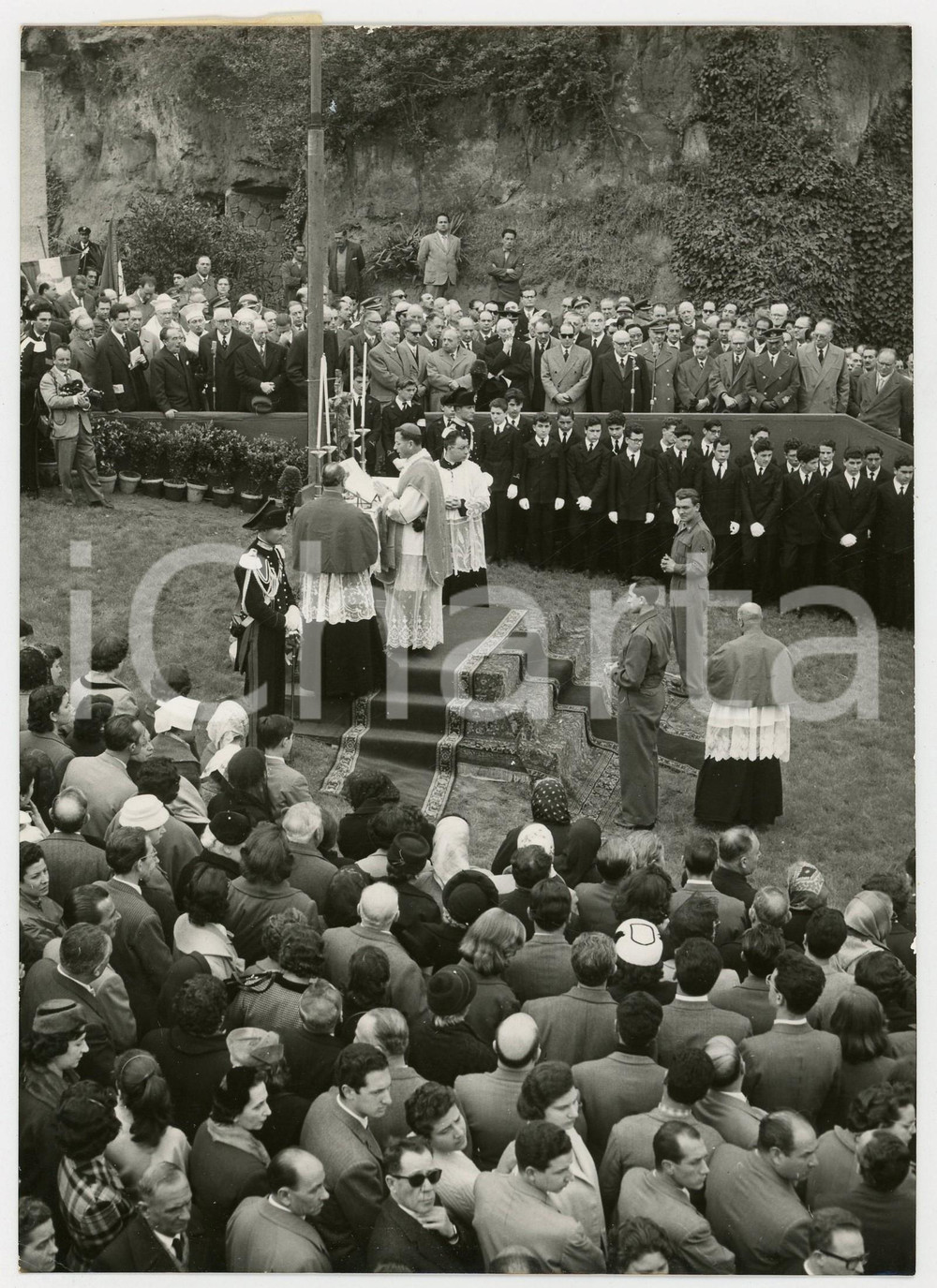 1957 ROMA FOSSE ARDEATINE - Celebrazioni per il 13° Anniversario *Foto 13x18 cm