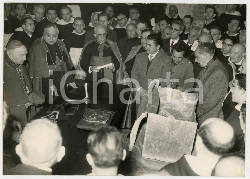 1958 ROMA Basilica Santa Maria sopra Minerva - Ricognizione resti BEATO ANGELICO