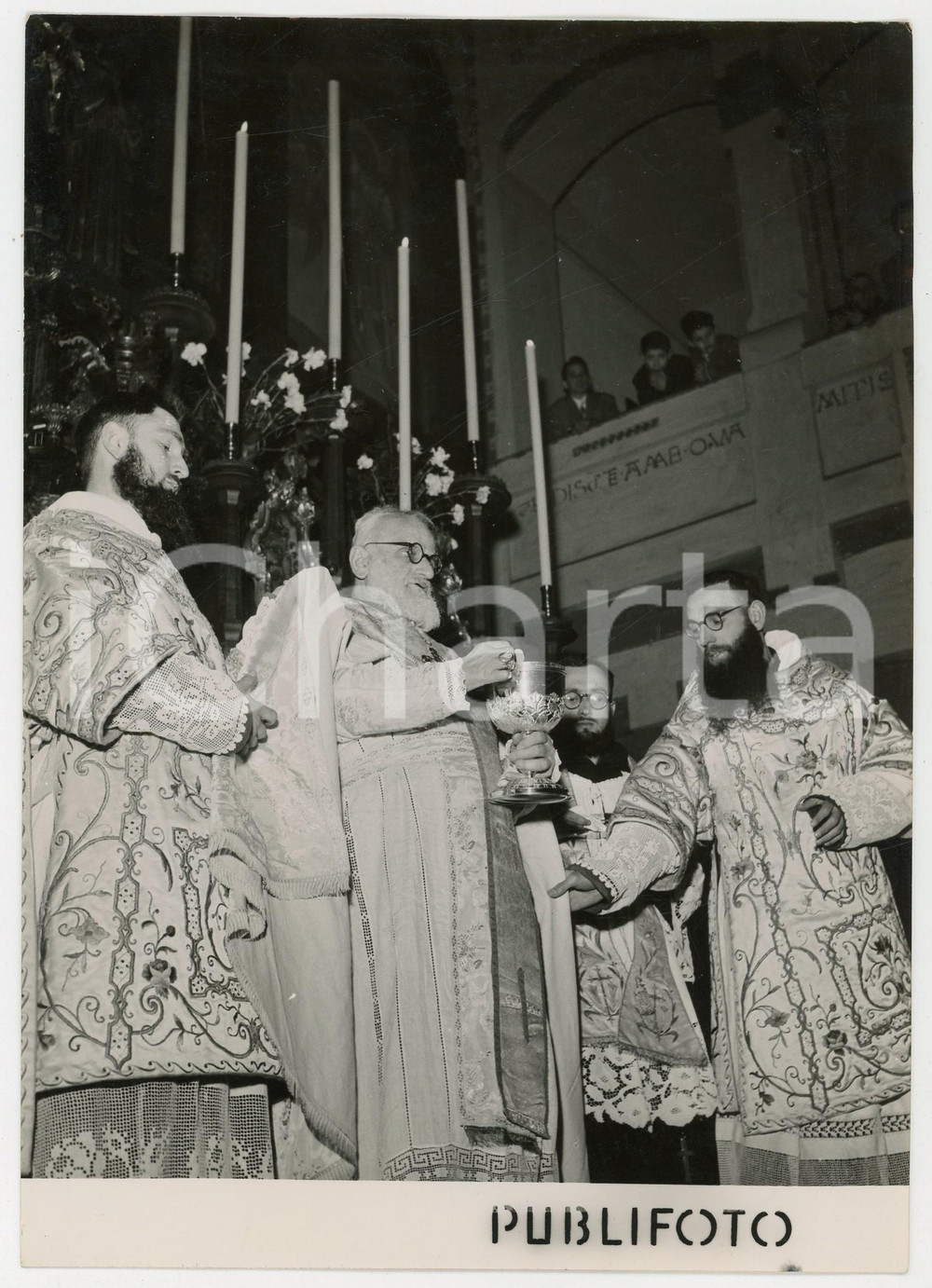 1953 MILANO Chiesa Sacro Cuore di Gesù - Messa solenne in rito armeno *Foto