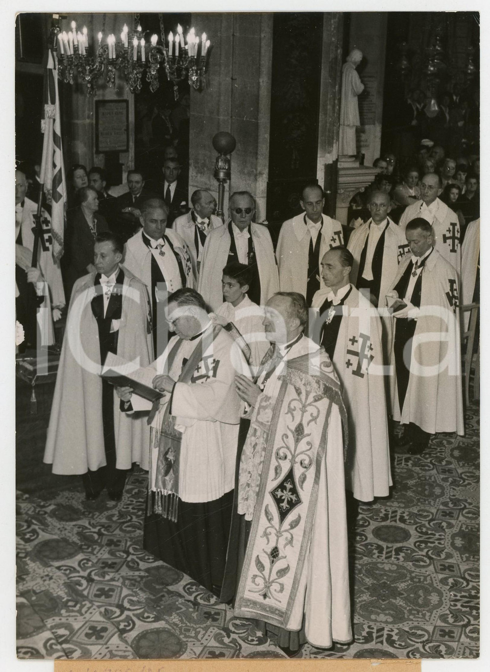 1954 PARIS Saint-Leu-Saint-Gilles - Consécration chevaliers du SAINT-SÉPULCRE