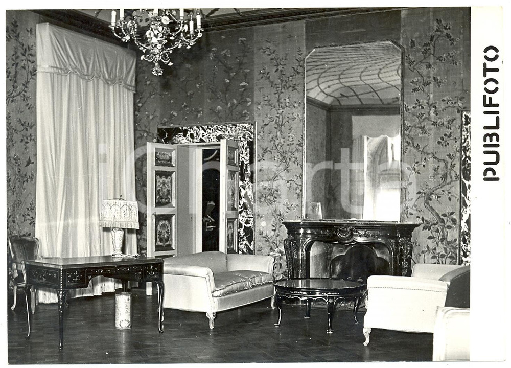 1954 ROMA Villa Madama - Interni della residenza *Fotografia 18x13 cm