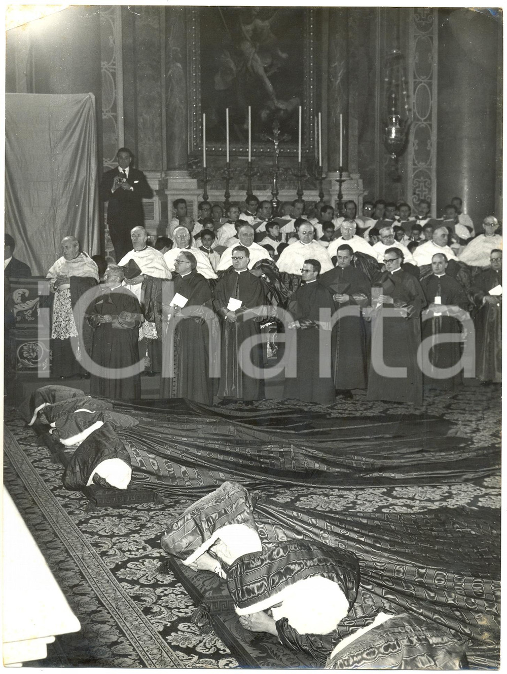 1960 VATICANO Basilica SAN PIETRO - Concistoro per elevazione nuovi cardinali