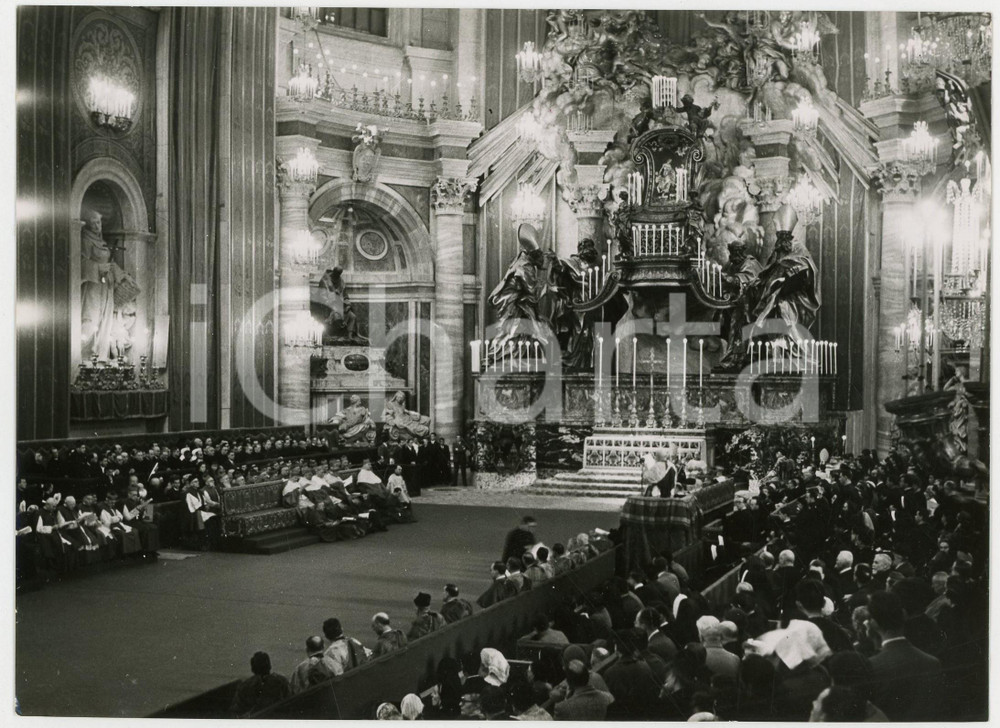 1955 VATICANO San Pietro - Cerimonia di beatificazione di Léon-Ignace MANGIN
