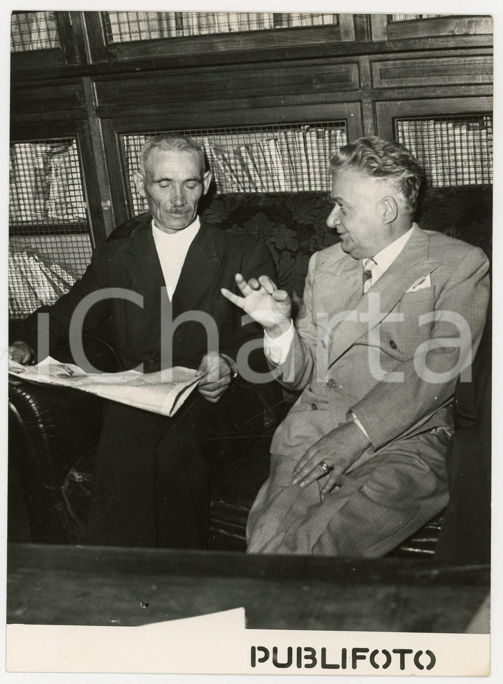 1954 ROMA Caso bandito Luigi DEIANA - Fratello Nicola e avvocato CASSINELLI (1)