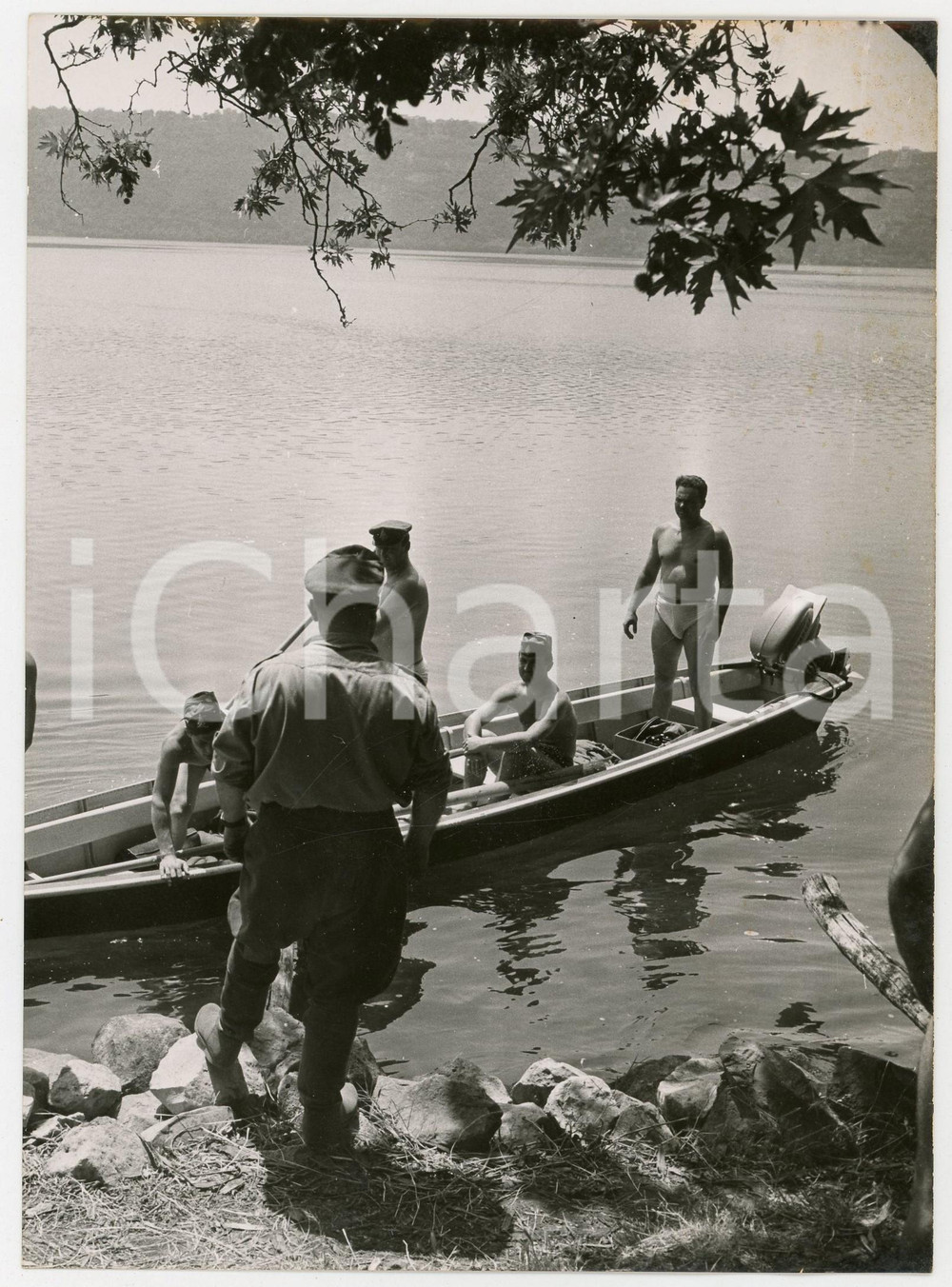 1955 CASTEL GANDOLFO Omicidio Antonietta LONGO - POLIZIA scandaglia lago Albano