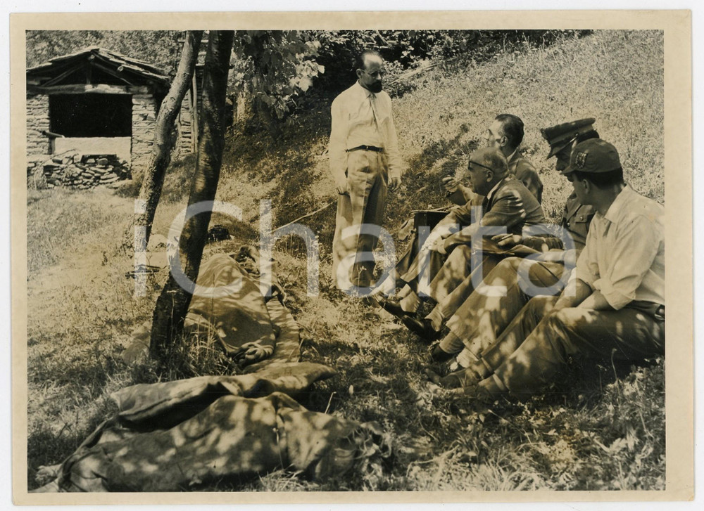 1957 PAESANA (CN) Caso Biagio PICCA - Investigatori sul luogo della strage *Foto