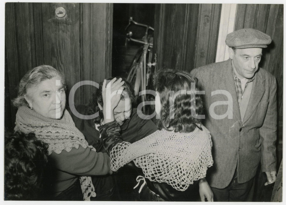 1956 TORINO Omicidio Franca DE MARCHI - La madre della vittima *Foto 18x13