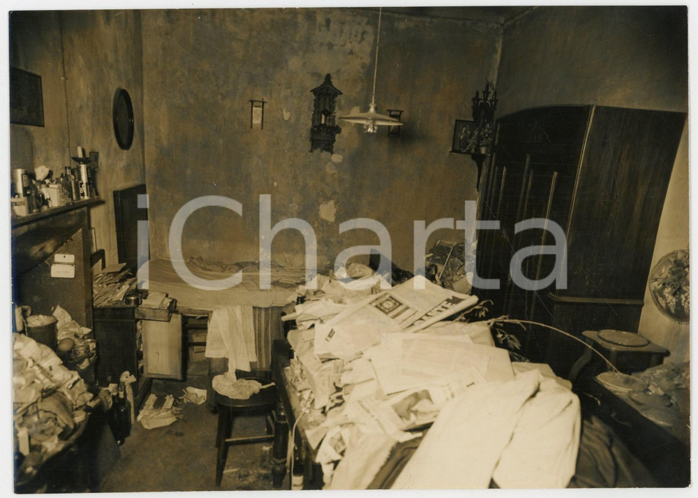 1958 TORINO - Omicidio Francesco MOLINAR MIN - La stanza della vittima *Foto