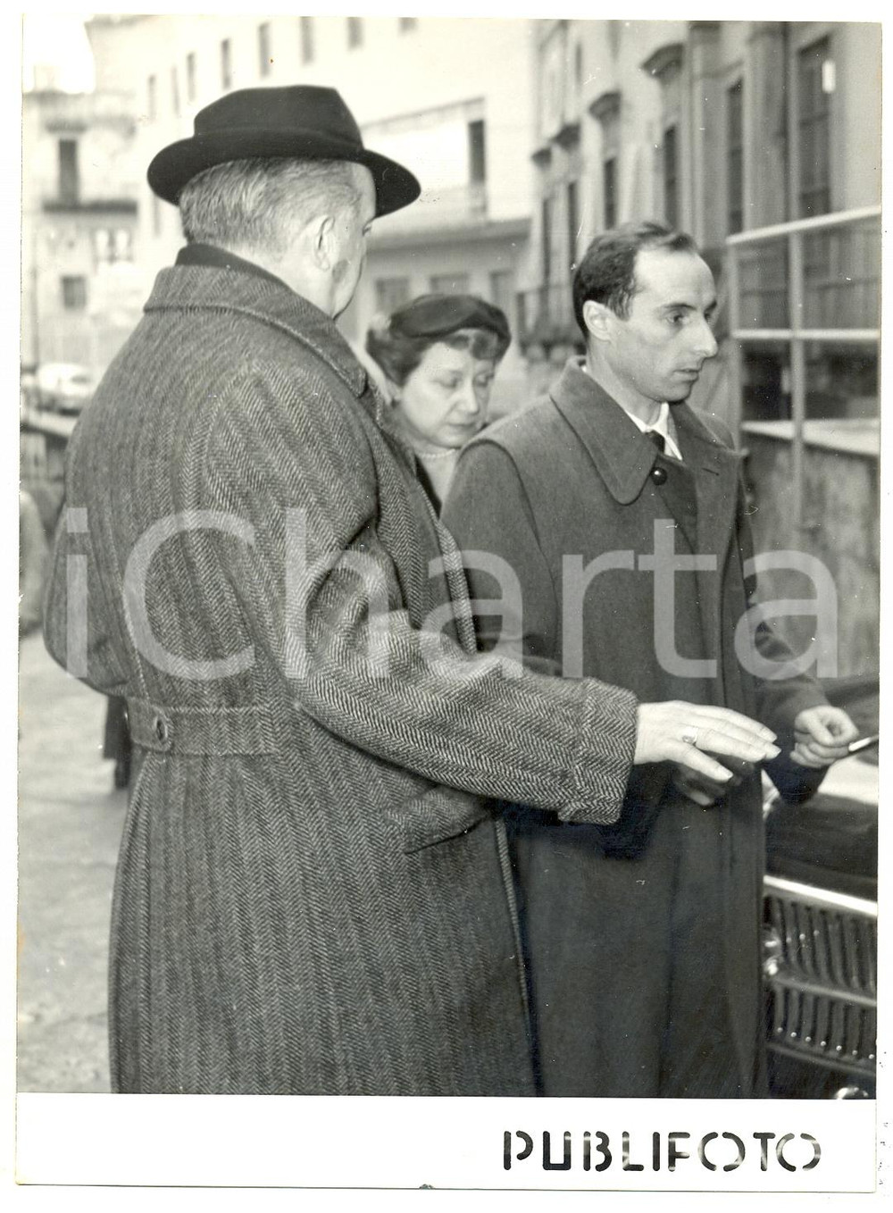 1958 NAPOLI Omicidio di Bettino NEGROTTO CAMBIASO - Parenti della vittima *Foto