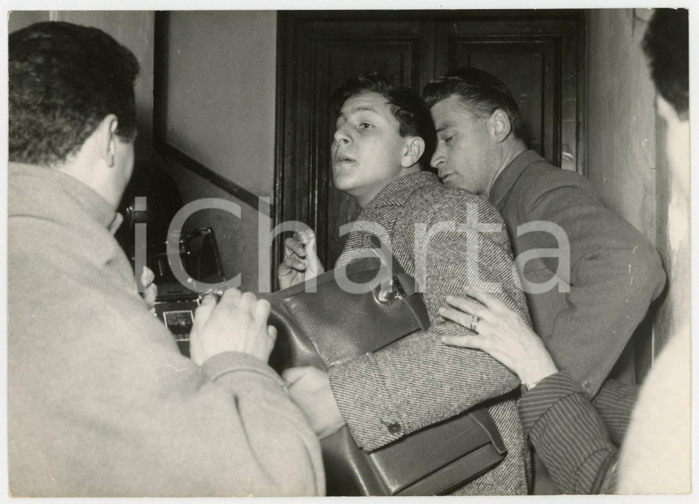 1958 ROMA Caso Arnaldo GRAZIOSI - Il nipote dell'imputato *Foto 18x13