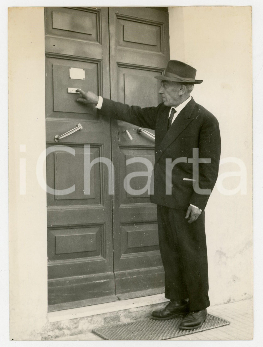 1959 BRACCIANO (ROMA) Omicidio di Umberto SBRIGHI - Il padre della vittima *Foto