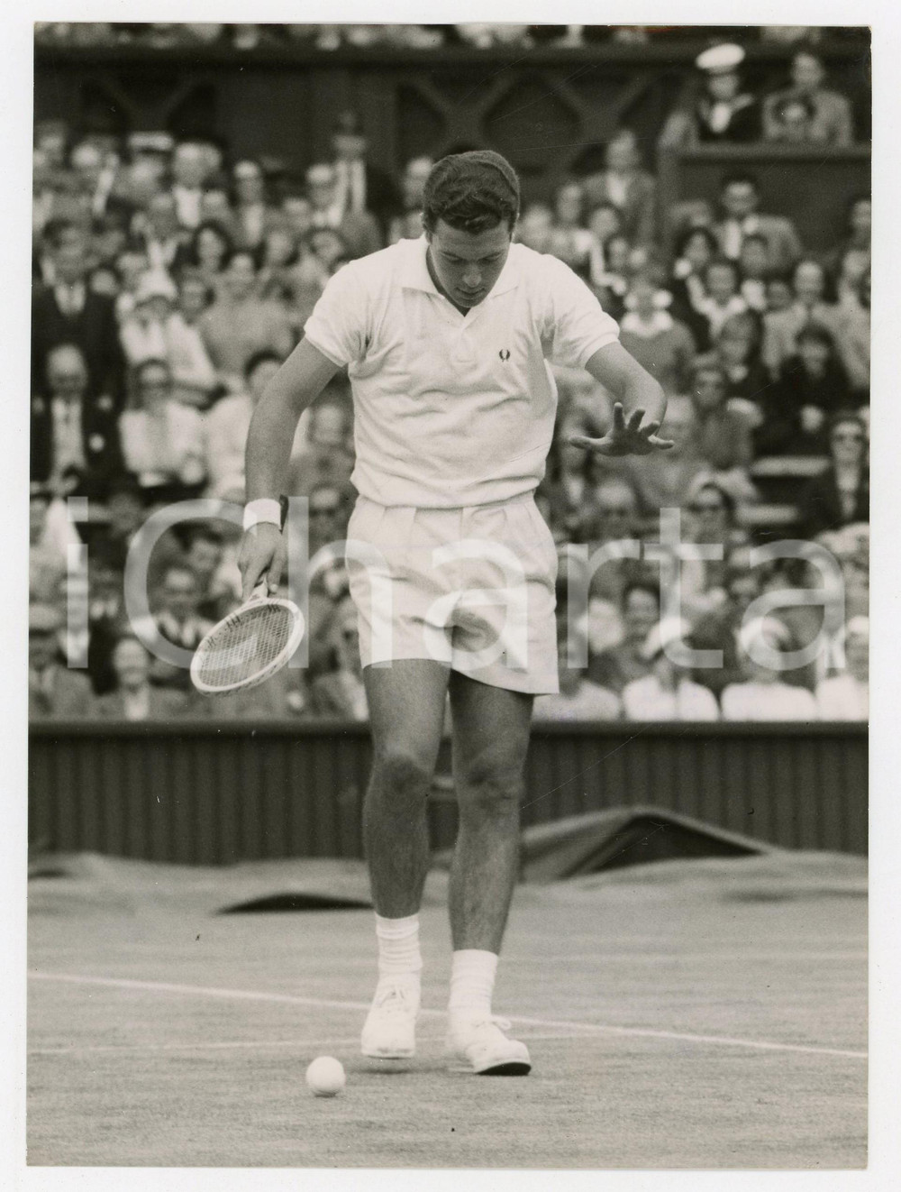 1958 LONDON WIMBLEDON Centre Court - Nicola PIETRANGELI vs Luis AYALA *Foto