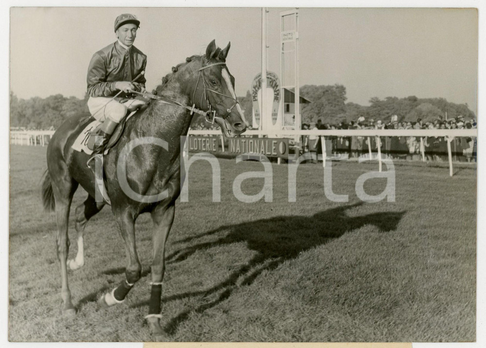 1959 PARIS LONGCHAMP Prix Arc de Triomphe - George MOORE vince su SAINT CRESPIN