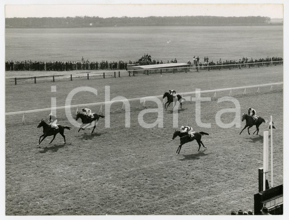 1960 NEWMARKET ENGLAND 1000 Guineas Stakes IPPICA - Passaggio della gara *Foto