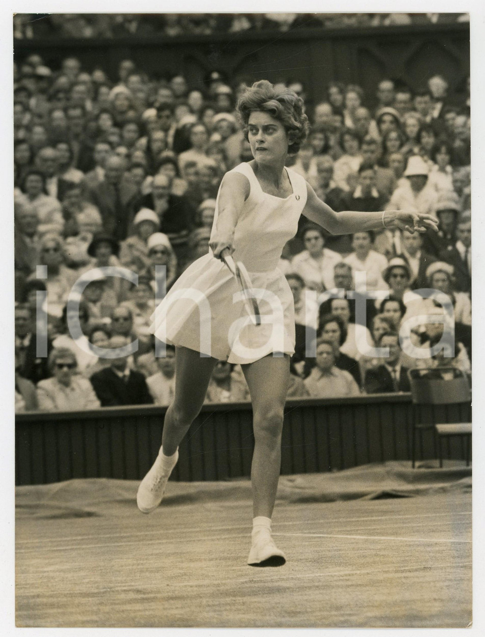 1960 LONDON WIMBLEDON Centre Court - Semifinale Sandra REYNOLDS vs Ann HAYDON