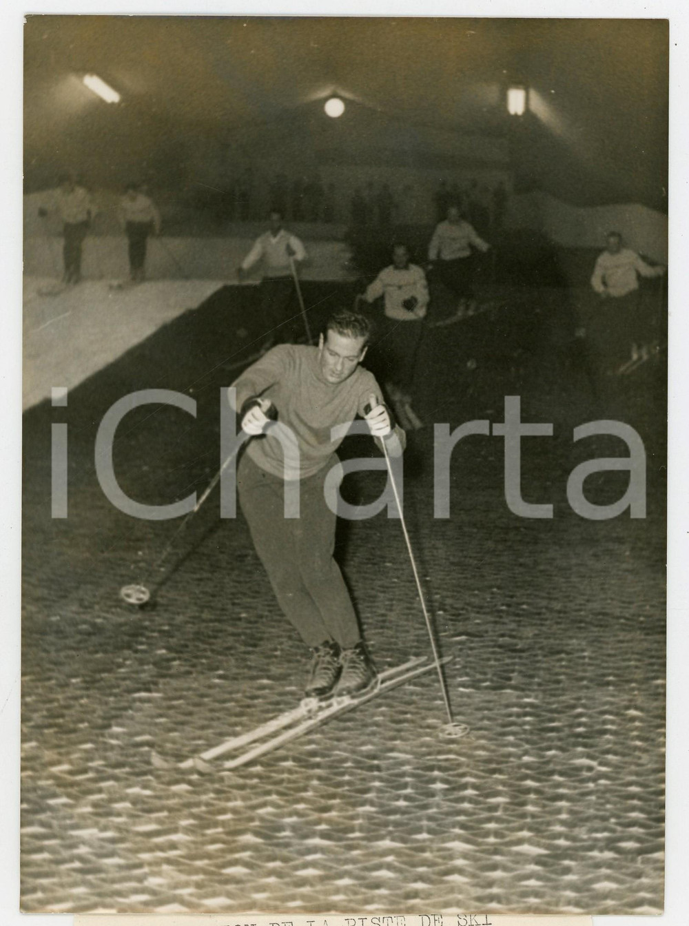 1960 PARIS Expo Porte de Versailles - Jean VUARNET scia su pista artificiale