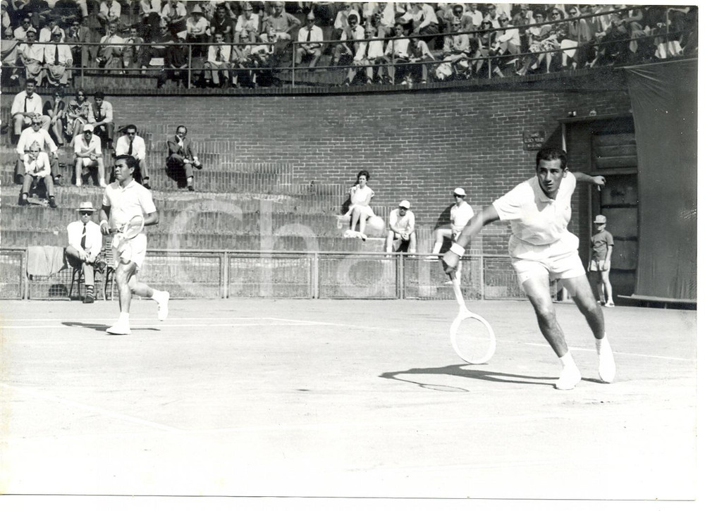 1960 TORINO Coppa Davis Italia-Cile - Luis AYALA ed Ernesto AGUIRRE nel doppio